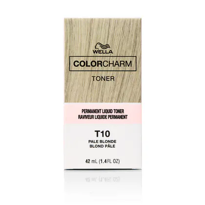 WELLA COLORCHARM Permanent Liquid Toners T10 Pale Blonde