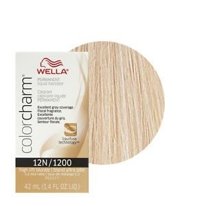 Wella Color Charm Liquid Creme Hair Color 1200 Blonde Clair