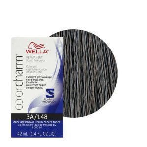 Wella Color Charm Liquid Creme Hair Color 148 Dark Ash Brown