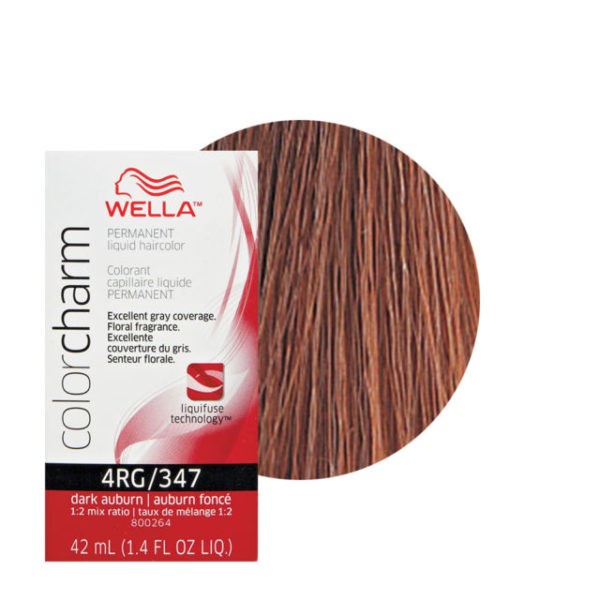 Wella Colour Charm Liquid Creme Hair Colour 347 Dark Auburn
