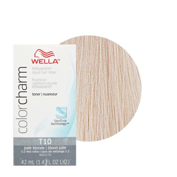 Spiksplinternieuw Pale Blonde T10 Wella Color Charm Permanent Liquid Hair Toner - VA-25