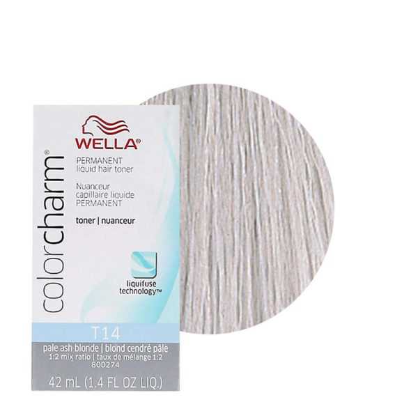 Pale Ash Blonde T14 Wella Hair Colour Charm - Colourwarehouse