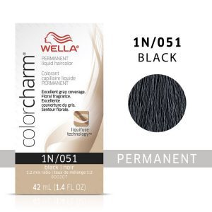 Wella Color Charm 1N Black Permanent Hair Dye