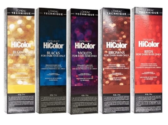 H6 Light Auburn L'Oreal Excellence HiColor BROWNS For Dark Hair Only