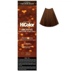 L’Oreal Excellence HiColor H1 COOLEST BROWN hair dye Dark Hair Only