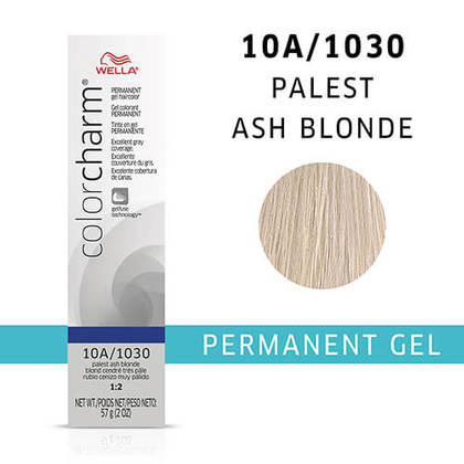 Wella Color Charm Permanent Gel 10A Palest Ash Blonde hair dye