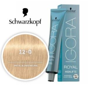 Natural Super Brightener 12-0 Schwarzkopf Royal Igora Permanent Color