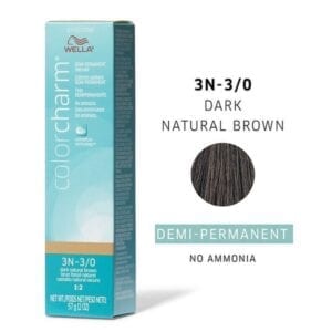 Wella Color Charm 3N Dark Natural Brown Demi-Permanent Hair Dye