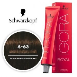 Medium Brown Chocolate Matt 4-63 Schwarzkopf Royal Igora Permanent Color