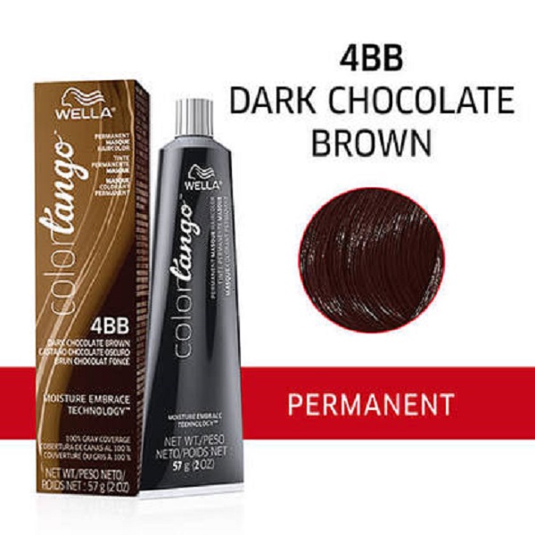 Wella Tango Permanent 4BB Dark Chocolate Brown Masque Haircolor