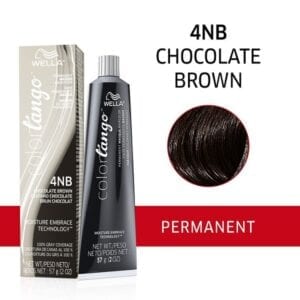 Wella Color Tango 4NB Chocolate Brown Permanent Masque Haircolor