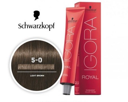 Light Brown 5-0 Schwarzkopf Royal Igora Permanent Color