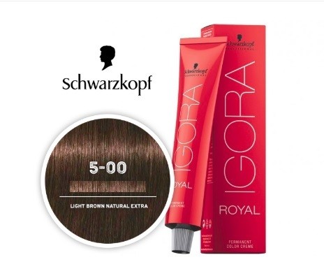 Schwarzkopf Igora Royal 5-00 Light Brown Natural Extra Hair Dye