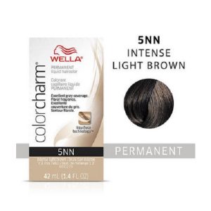 Wella 5NN Intense Light Brown Color Charm Permanent Liquid Haircolor