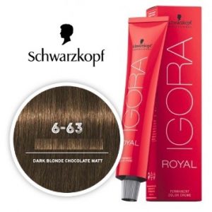 Dark Blonde Chocolate Matt 6-63 Schwarzkopf Royal Igora Permanent Color