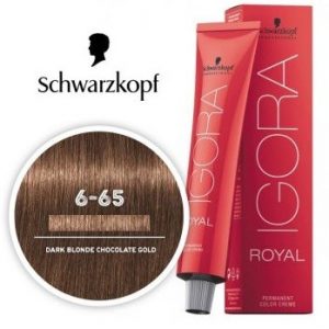 Schwarzkopf Igora Royal 6-65 Dark Blonde Chocolate Gold Hair Dye