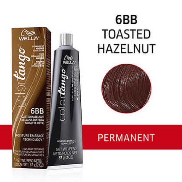 Wella Color Tango 6BB Toasted Hazelnut Permanent Masque Haircolor