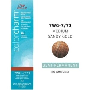 7WG Medium Sandy Gold Wella Color Charm Demi-Permanent Haircolor