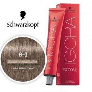 Light Ash Blonde 8-1 Schwarzkopf Royal Igora Permanent Color