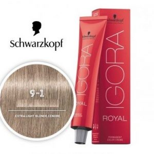 Extra Light Blonde Cendre 9-1 Schwarzkopf Royal Igora Permanent Color