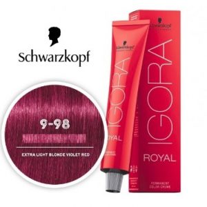 Very Light Blonde Purple Red 9-98 Schwarzkopf Royal Igora Permanent Color