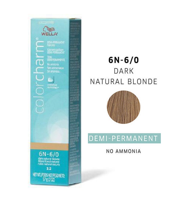 6N Dark Natural Blonde Wella Color Charm Demi – Permanent Haircolor