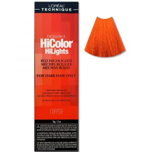 L’Oreal Excellence HiColor COPPER Hair Copper Hair Dye HiLights for Dark Hair Only