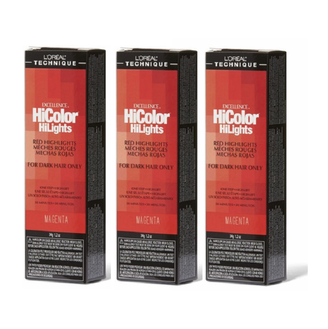 L'Oreal HiColor H11 Intense Red - Magenta 3x