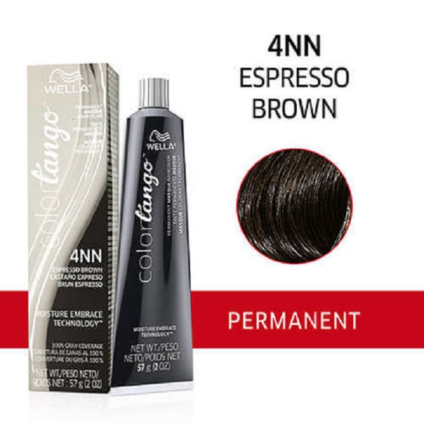 Wella Color Tango 4NN Espresso Brown Permanent Masque Haircolor