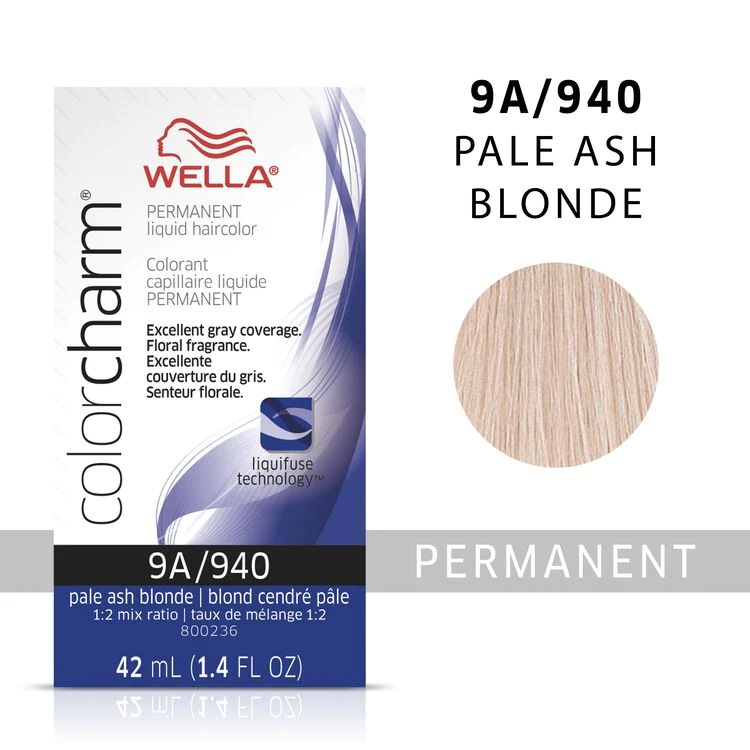 Wella Color Charm 9A Pale Ash Blonde Permanent hair dye