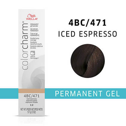 Wella Color Charm 4BC Iced Espresso Permanent Gel Hair Colour