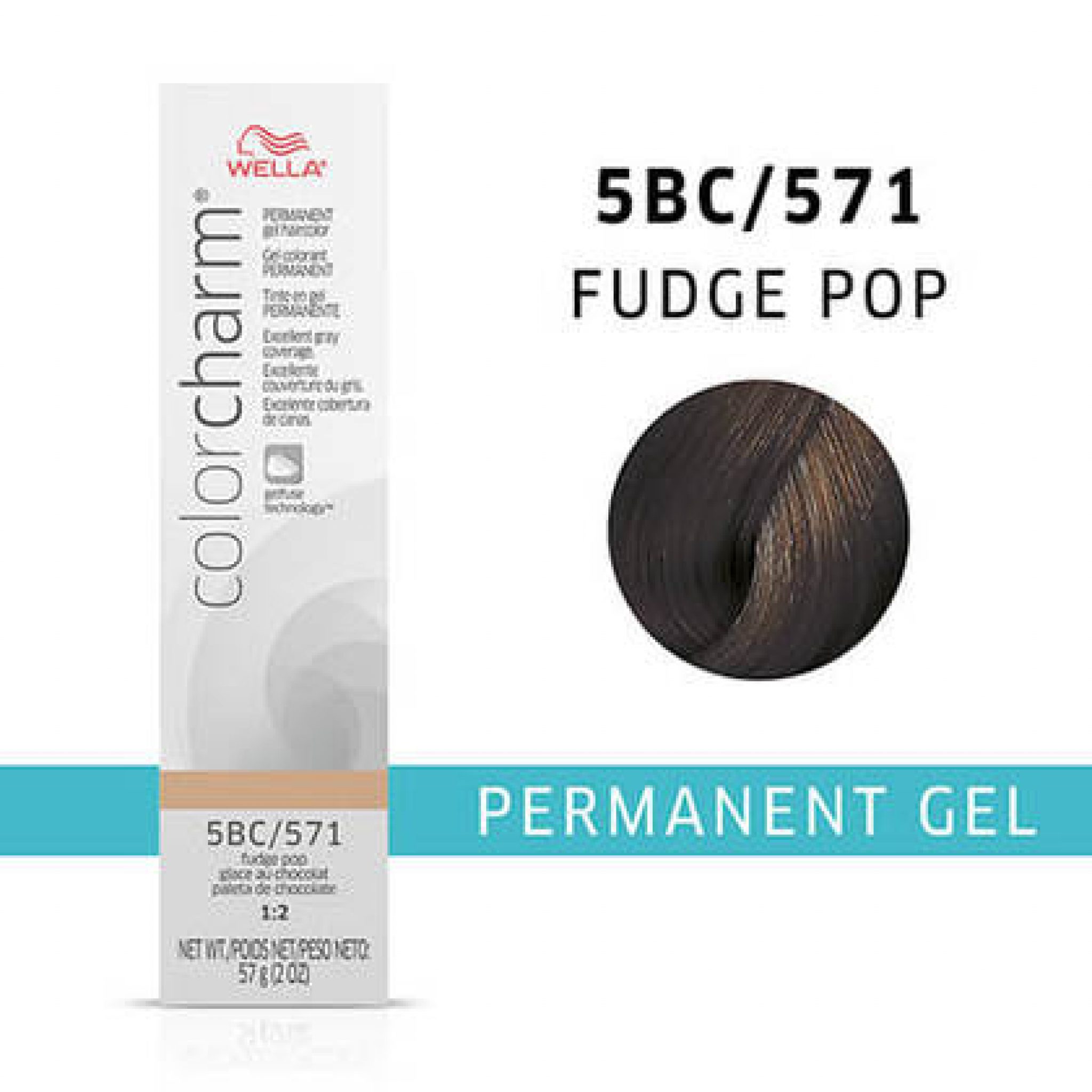 Wella Color Charm 5BC Fudge Pop Permanent Gel Hair Colour