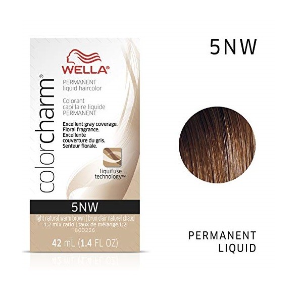 Wella Color Charm 5NW Light Natural Warm Brown Permanent Hair Colour