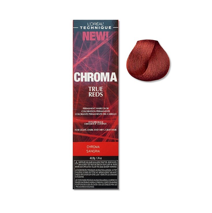 Image of L'Oreal HiColor Permanent Hair Colour For Dark Hair Only - Sangria, 2 Hair Colours, No Thanks
