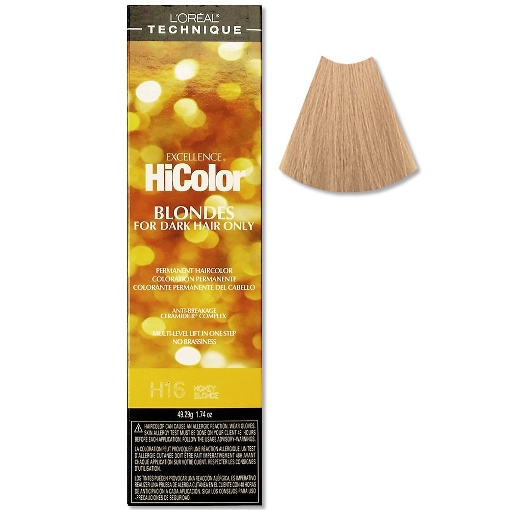 L’Oreal HiColor H16 Honey Blonde Hair Dye For Dark Hair