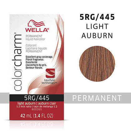 Wella Color Charm Liquid 5RG Light Auburn hair dye
