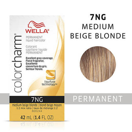 Wella Color Charm 7NG Medium Beige Blonde Permanent Hair Colour