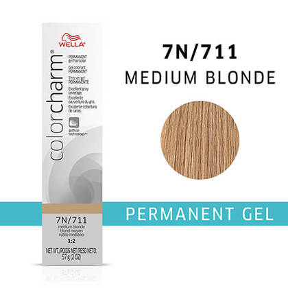 Wella Color Charm 7N Medium Natural Blonde Permanent Gel Hair Colour
