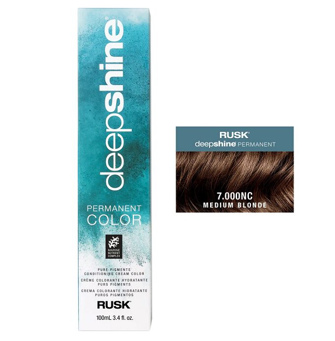 Rusk Deepshine 7.000NC Medium Blonde Permanent Hair Dye