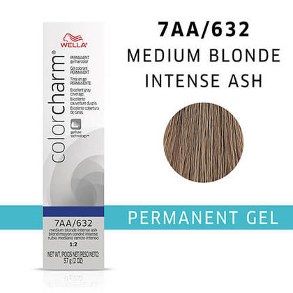 Wella Color Charm Permanent Gel 7AA Medium Blonde Intense Ash
