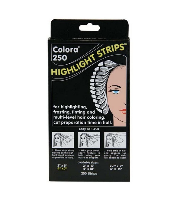 Colora 250 Highlight Frosty Strips 4 x 7