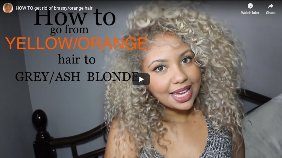 How To Get Rid Of Brassy Orange Hair With Wella 7AA Medium Blonde Intense Ash