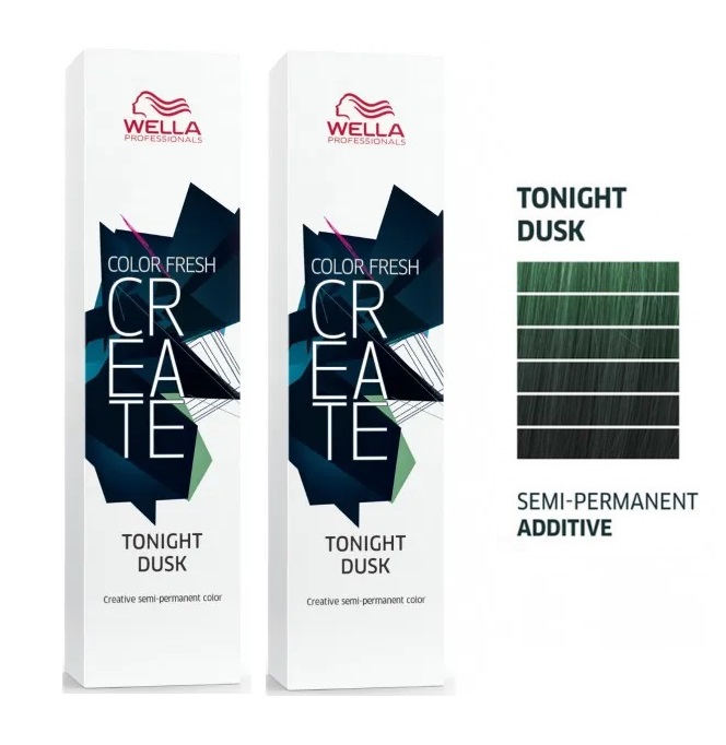 Image of Wella Color Fresh Create Tonight Dusk 60 ml - Tonight Dusk, 2 Hair Colours