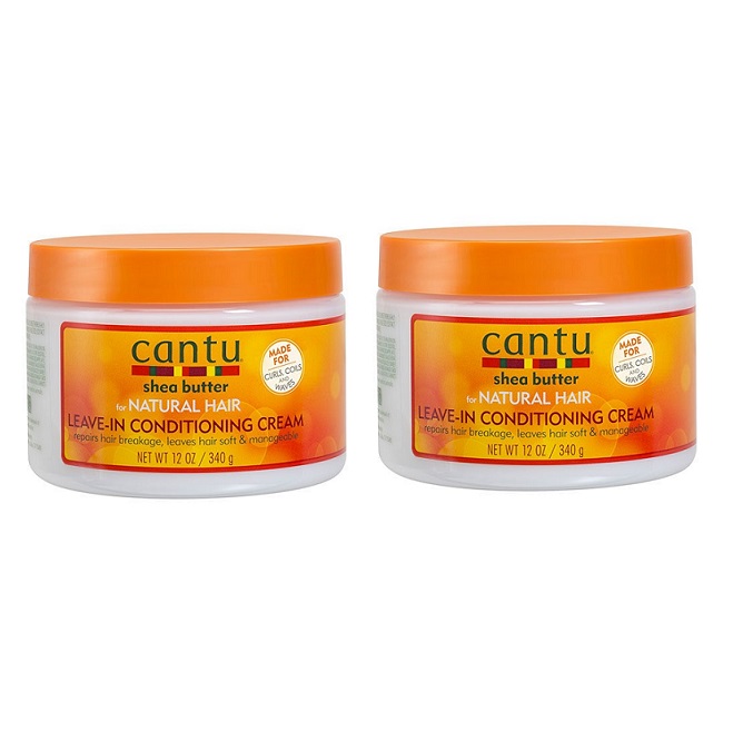 Image of Cantu Shea Butter For Natural Hair Leave In Conditioning Cream 12oz - Cond Cream 12oz - (2pks)
