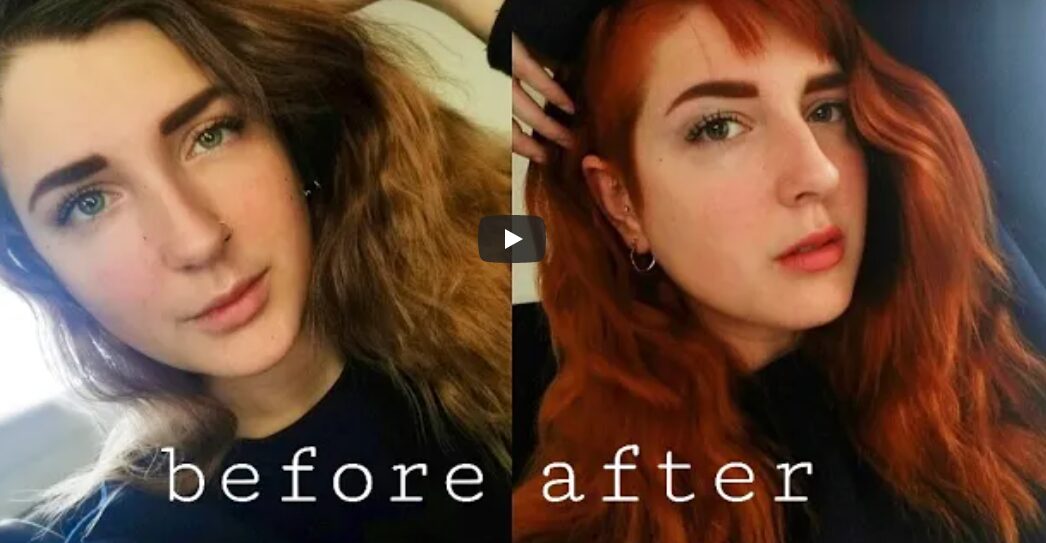 Brown To Copper Red Using L’OREAL HiColor H7 Sizzling Copper