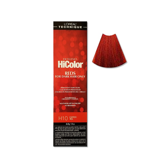 L'Oreal HiColor H11 Intense Red - H10 Copper Red