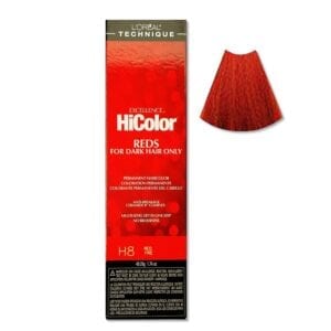 L'Oreal Excellence HiColor REDS For Dark Hair Only H8 Red Fire Hair Dye