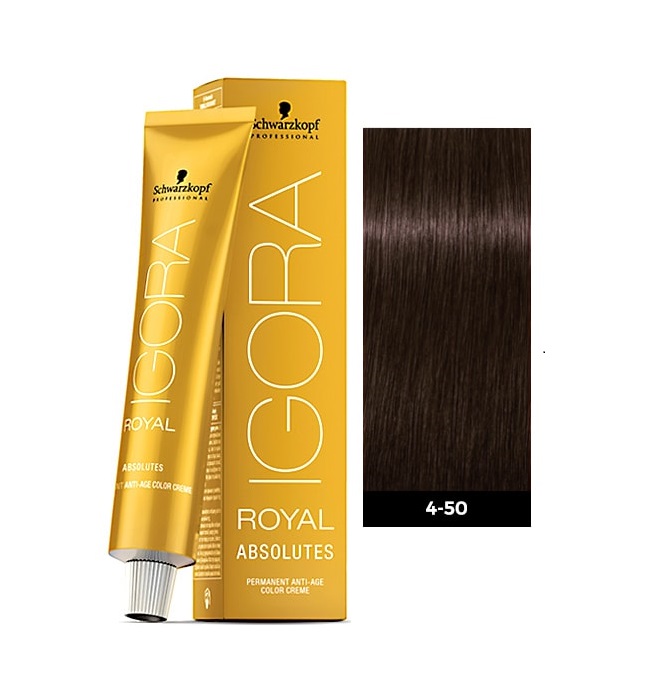 Igora Royal 4-50 Medium Brown Gold Natural Permanent Colour