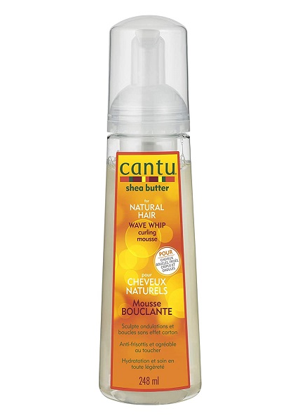 Cantu Shea Butter For Natural Hair Wave Whip Curling Mousse 8.4oz