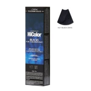 L'Oreal Excellence HiColor H21 Black Onyx hair dye For Dark Hair Only